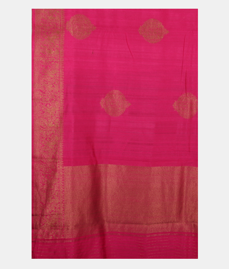 Pink Banaras Tussar Saree T2328664