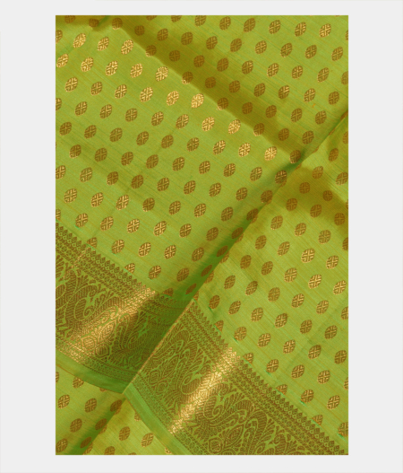 Green Kanjivaram Silk Dupatta T79793-image