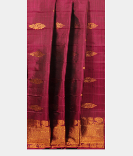 Burgundy Kanjivaram Silk Dupatta T2352662