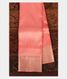 Light Peach Handwoven Kanjivaram Silk Saree T2422651