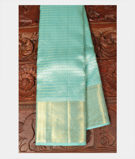 Blue Handwoven Kanjivaram Silk Saree T243854-image