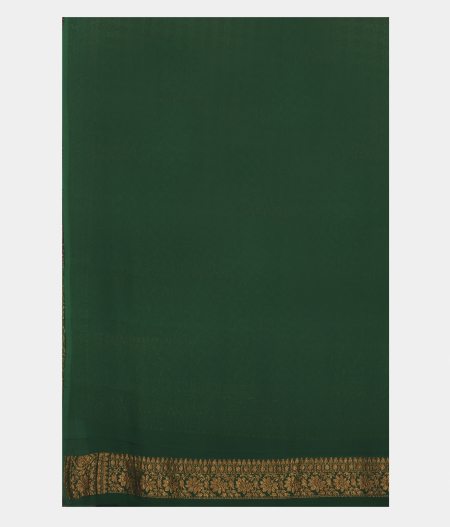 Magenta Banaras Georgette Silk Saree T2363153