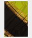 Green and Black Mysore Silk Saree T2420331