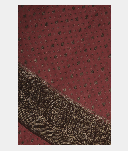 Light Purple Banaras Georgette Silk Saree T239798-image