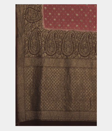 Light Purple Banaras Georgette Silk Saree T2397984