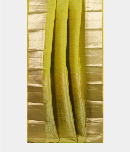 Green Handwoven Kanjivaram Silk Saree T2422682