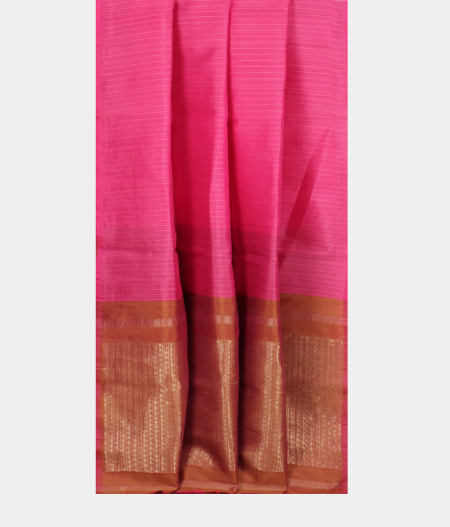 Pink Woven Raw Silk Saree T2402802