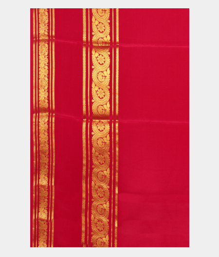 Cream Mysore Silk Saree T2420353