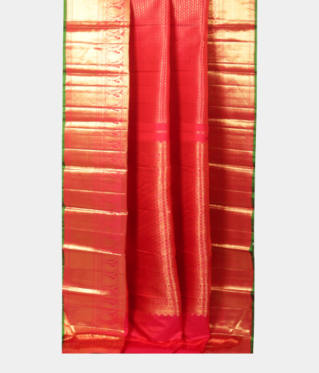 Red Handwoven Kanjivaram Silk Saree T2460102