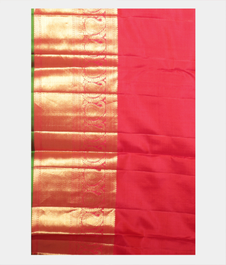 Red Handwoven Kanjivaram Silk Saree T2460103