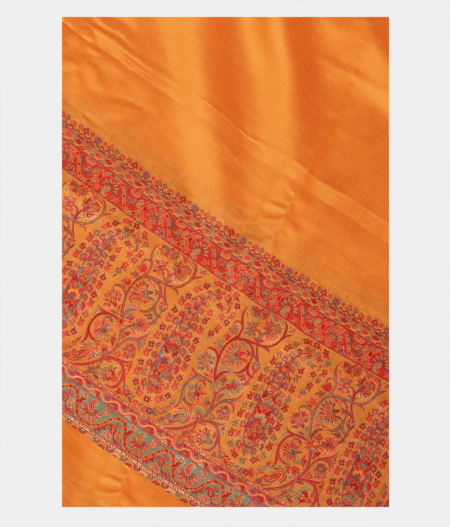 Yellow Cashmere Kani Silk Saree T244931-image