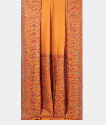 Yellow Cashmere Kani Silk Saree T2449312