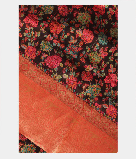 Black Cashmere Kani Silk Saree T244939-image