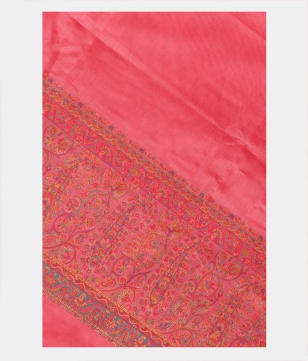 Pink Cashmere Kani Silk Saree T244929-image
