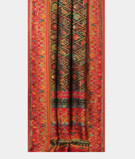 Green Cashmere Kani Silk Saree T2449232