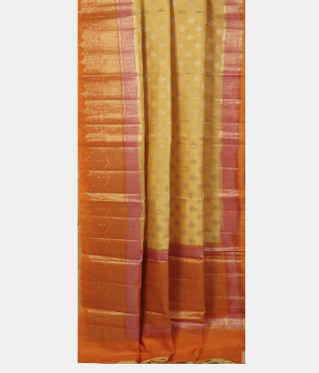 Yellow Chaniya Silk Saree T2109212