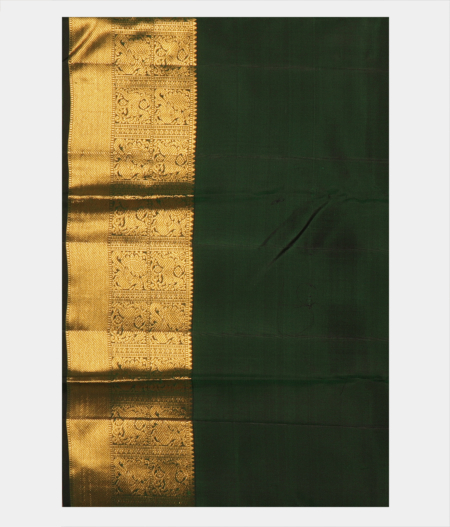 Green Handwoven Kanjivaram Silk Saree T2065743