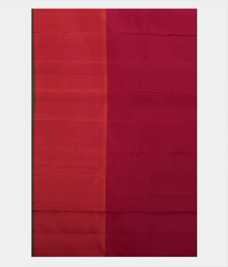 Burgundy Handwoven Kanjivaram Silk Saree T2437383