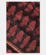Black Ajrakh Linen Saree T2338101