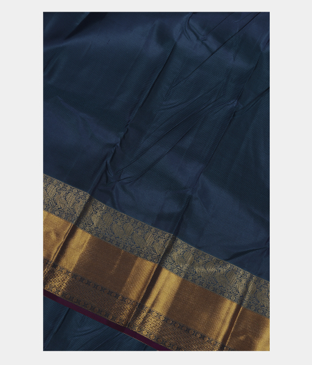 Dark Blue Soft Silk Saree T238044-image