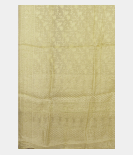 Light Green Silk Kota Embroidery Saree T2365613