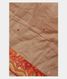 Beige Tussar Kantha Work Saree  T2339511