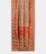 Beige Tussar Kantha Work Saree  T2339512