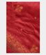Maroon Tussar Kantha Work Saree  T2361281