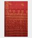 Maroon Tussar Kantha Work Saree  T2361284