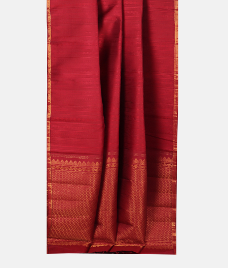 Maroon Handwoven Kanjivaram Silk Saree T2392492