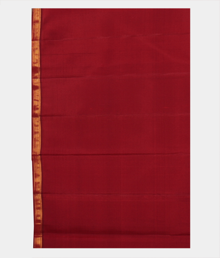 Maroon Handwoven Kanjivaram Silk Saree T2392493