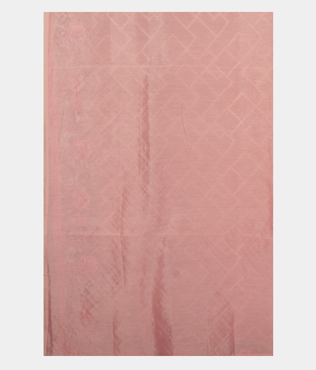 Peach Organza Embroidery Saree T2409503