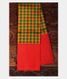 Green and Yellow Handwoven Kanjivaram Silk Saree T2440111