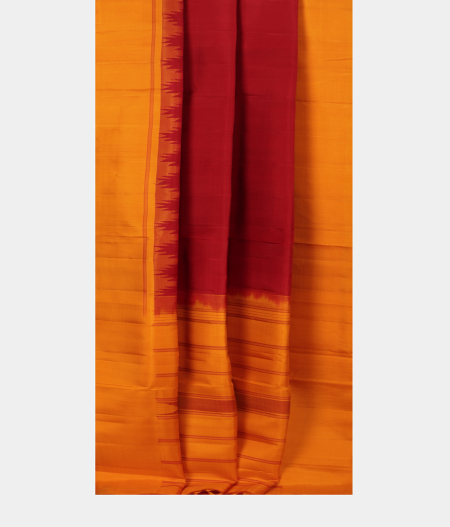 Maroon Handwoven Kanjivaram Silk Saree T2439962