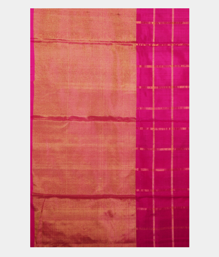 Grey Handwoven Kanjivaram Silk Pavadai T2047382