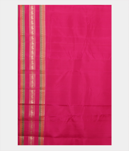 Yellow Handwoven Kanjivaram Silk Saree T2440293