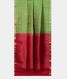 Green Woven Raw Silk Saree T2402652