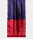 Blue Woven Raw Silk Saree T2402682