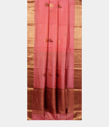 Light Pink Banaras Tissue Silk Saree T2368962