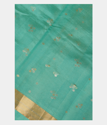 Blue Banaras Tissue Silk Saree T236894-image