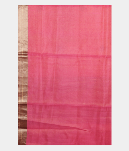 Peach Banaras Tissue Silk Saree T2192303
