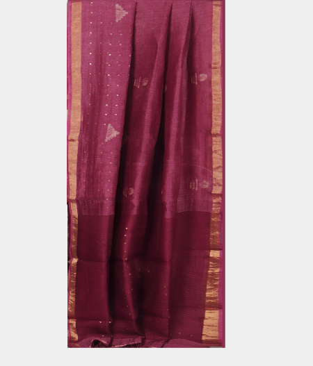 maroon-linen-printed-saree-t242224-t242224-b