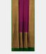 Purple Banaras Georgette Silk Saree T2363322