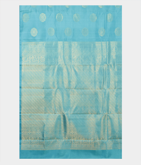 Blue Handwoven Kanjivaram Silk Saree T2240944