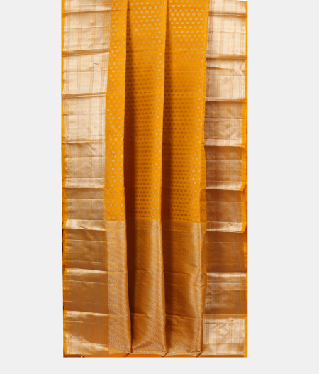 Yellow Handwoven Kanjivaram Silk Saree T2423112