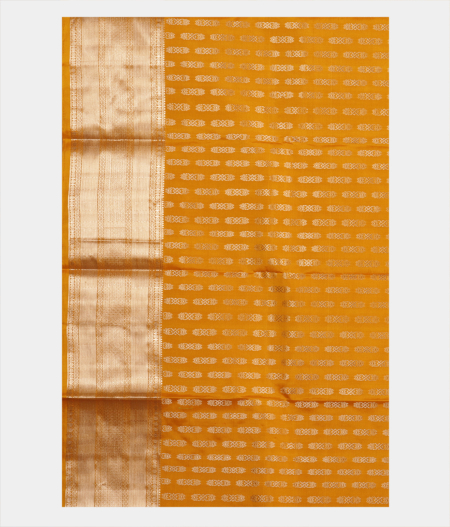 Yellow Handwoven Kanjivaram Silk Saree T2423113