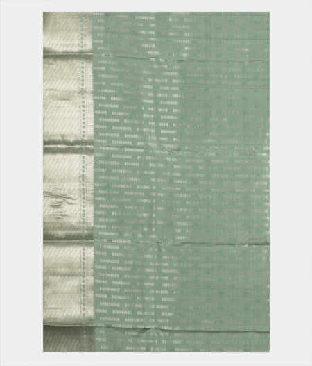 Powder Blue Handwoven Kanjivaram Silk Saree T2423783