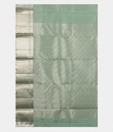 Powder Blue Handwoven Kanjivaram Silk Saree T2423784