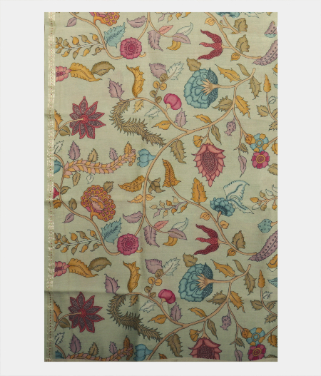 Light Blue Kora Organza Printed Saree T2443562