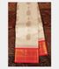 White Handwoven Kanjivaram Silk Saree T2450961